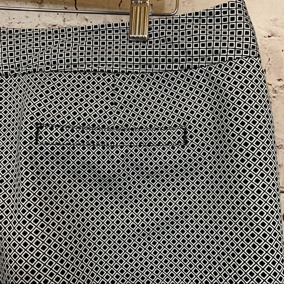 East 5th Black Geometric Print Wide Leg Crop Pants - Picture 5 of 12